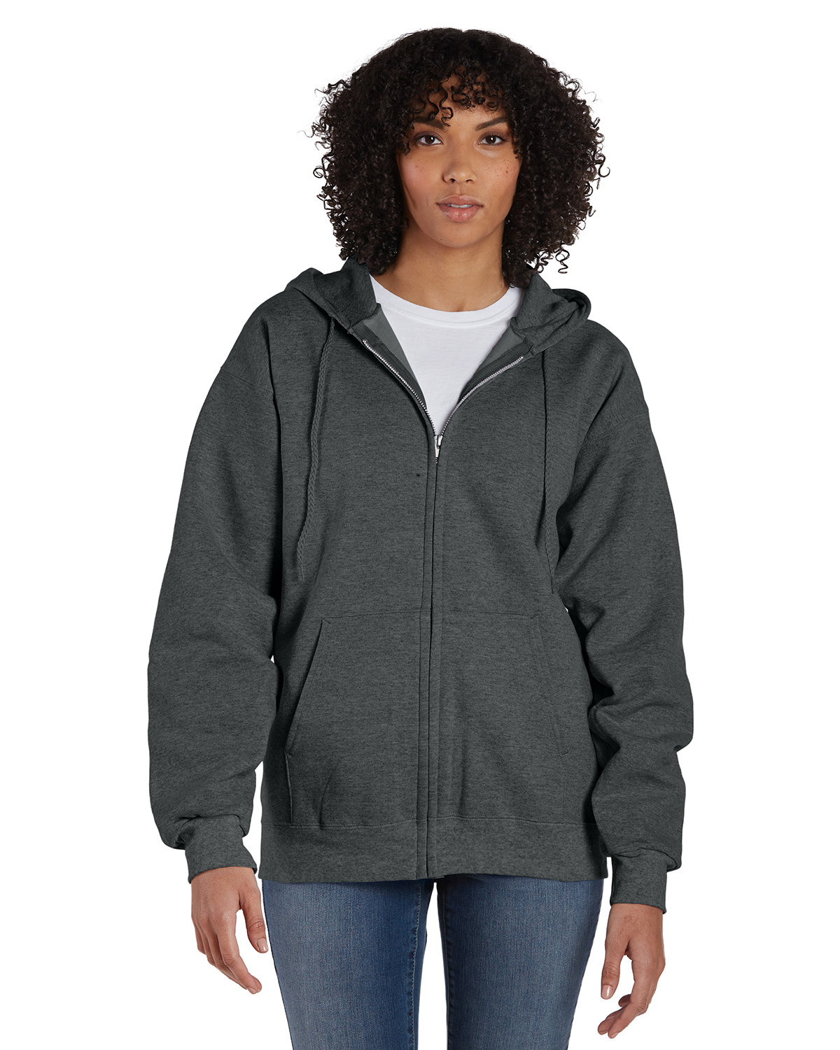 Hanes Adult Ultimate Cotton® Full-Zip Hooded Sweatshirt