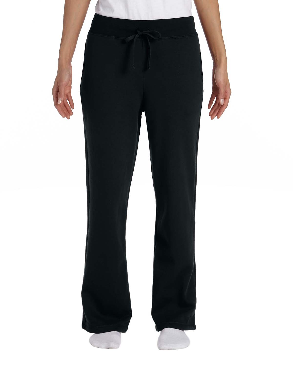 Gildan Ladies' Heavy Blend™ 8 oz., 50/50 Open-Bottom Sweatpants ...