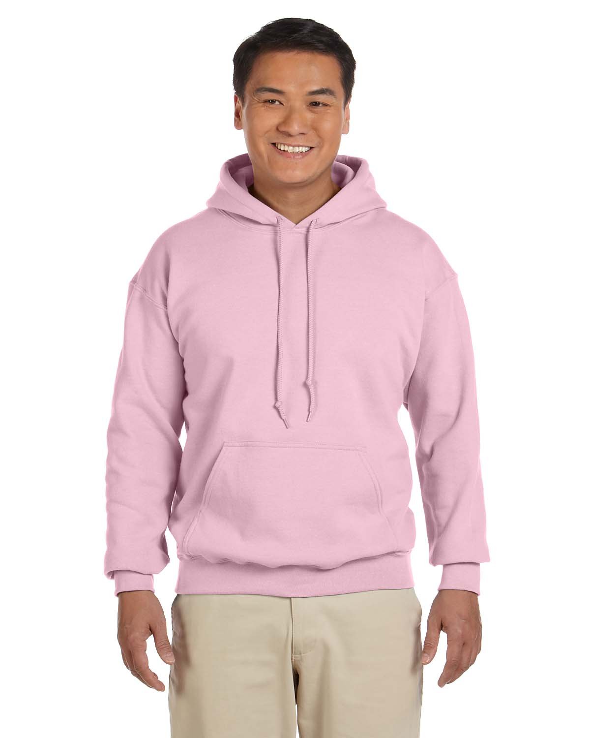 Gildan Adult Heavy Blend™ 50/50 Hooded Sweatshirt LIGHT PINK 