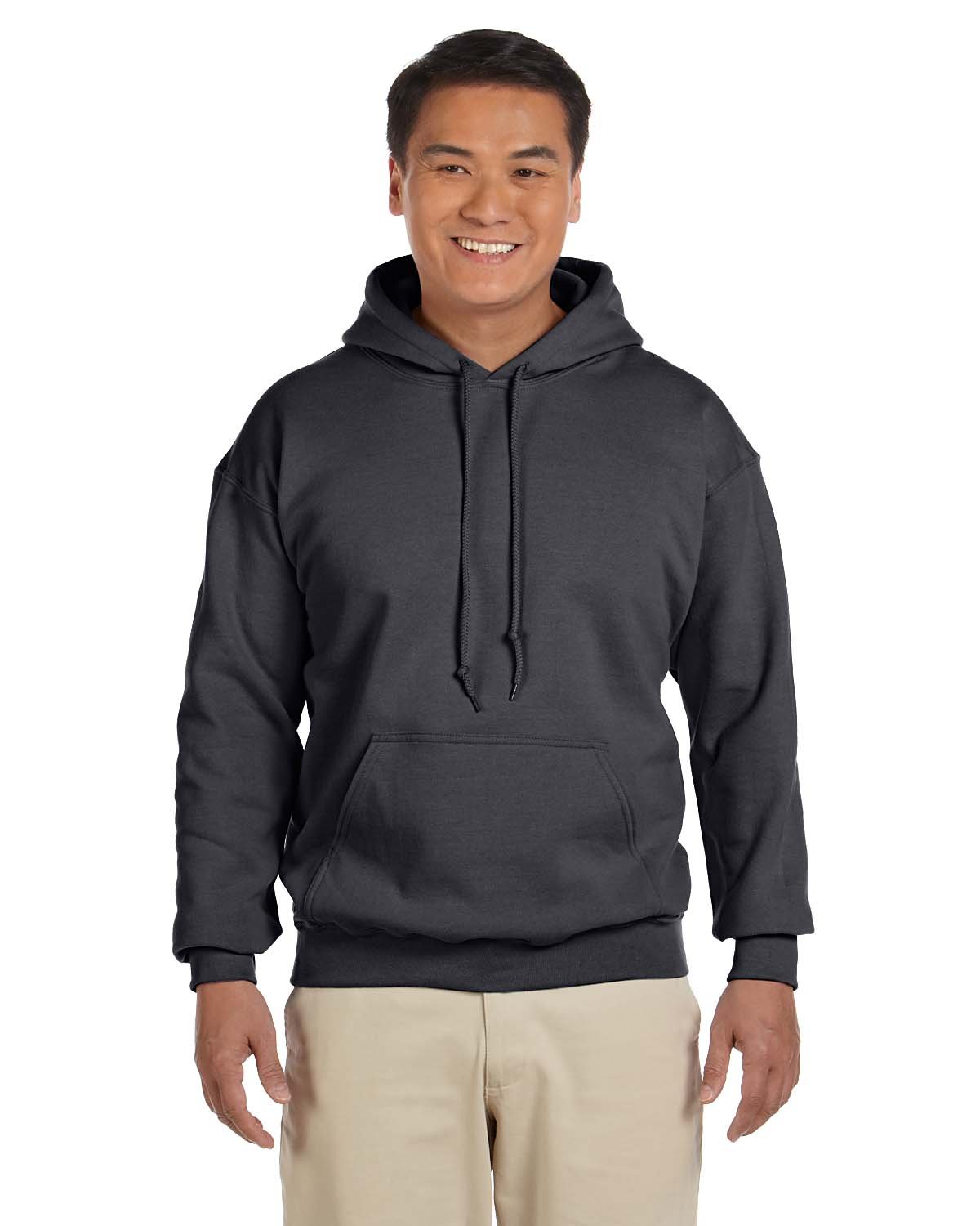 Gildan Adult Heavy Blend™ 50/50 Hooded Sweatshirt CHARCOAL 