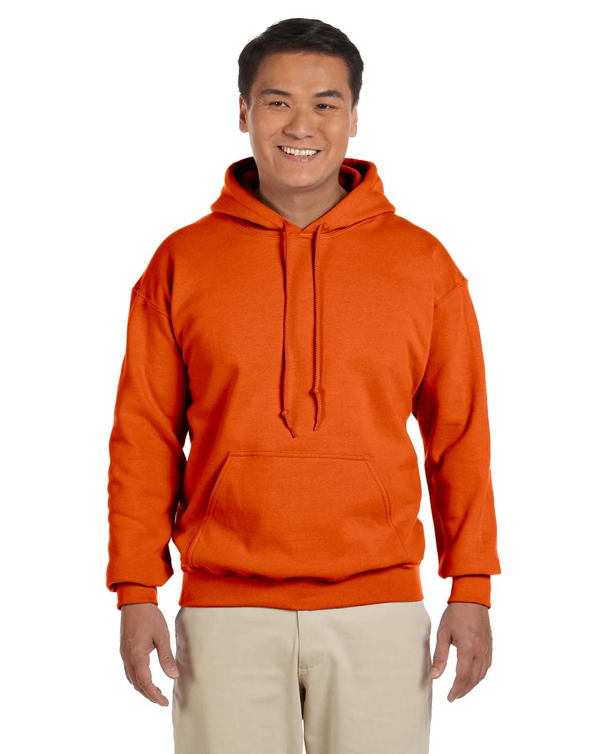 Gildan Adult Heavy Blend™ 8 oz., 50/50 Hooded Sweatshirt ORANGE 