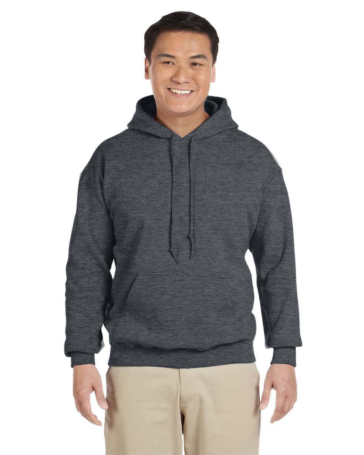 Gildan Adult Heavy Blend™ 8 oz., 50/50 Hooded Sweatshirt dark heather 