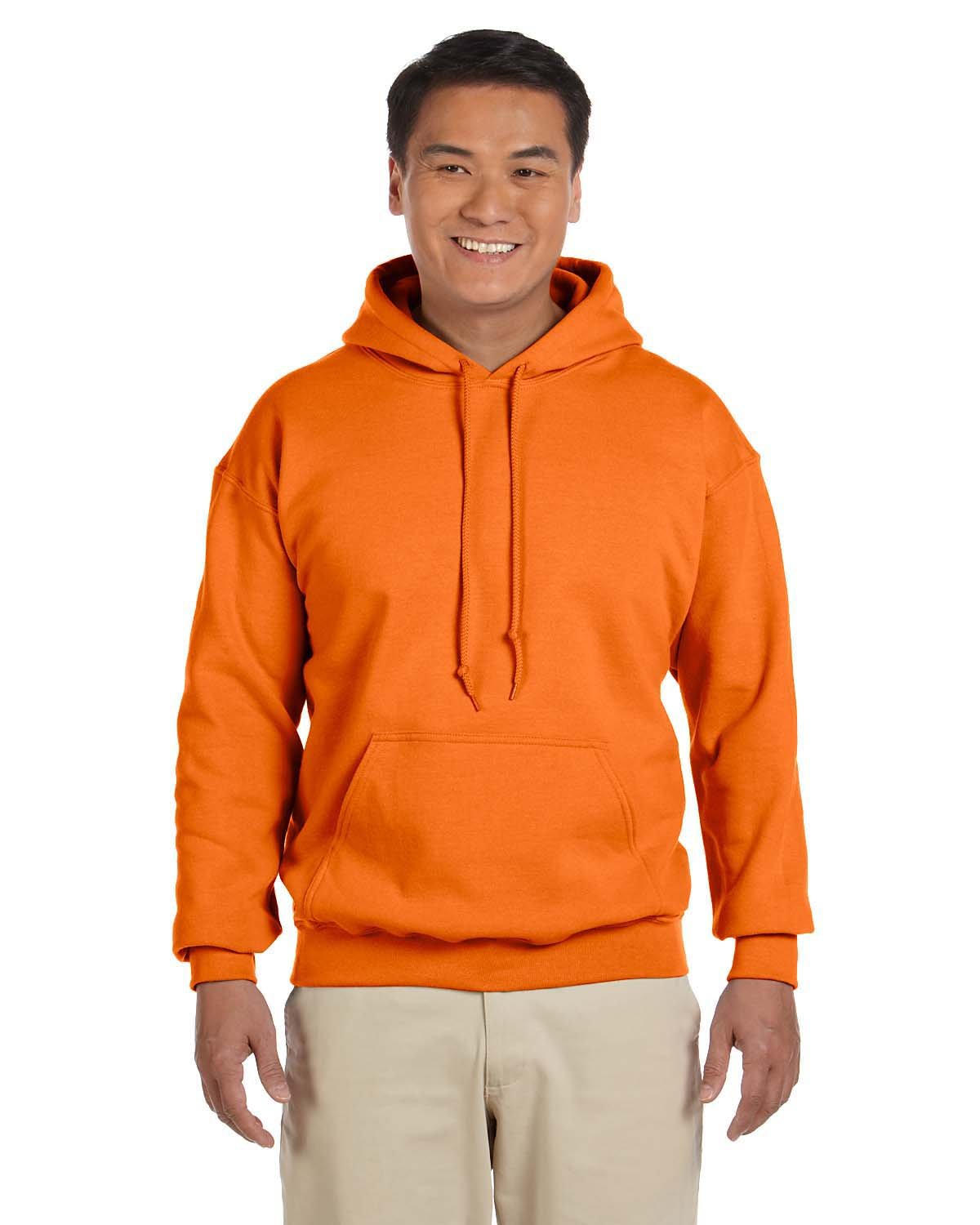 Gildan Adult Heavy Blend™ 8 oz., 50/50 Hooded Sweatshirt s orange 