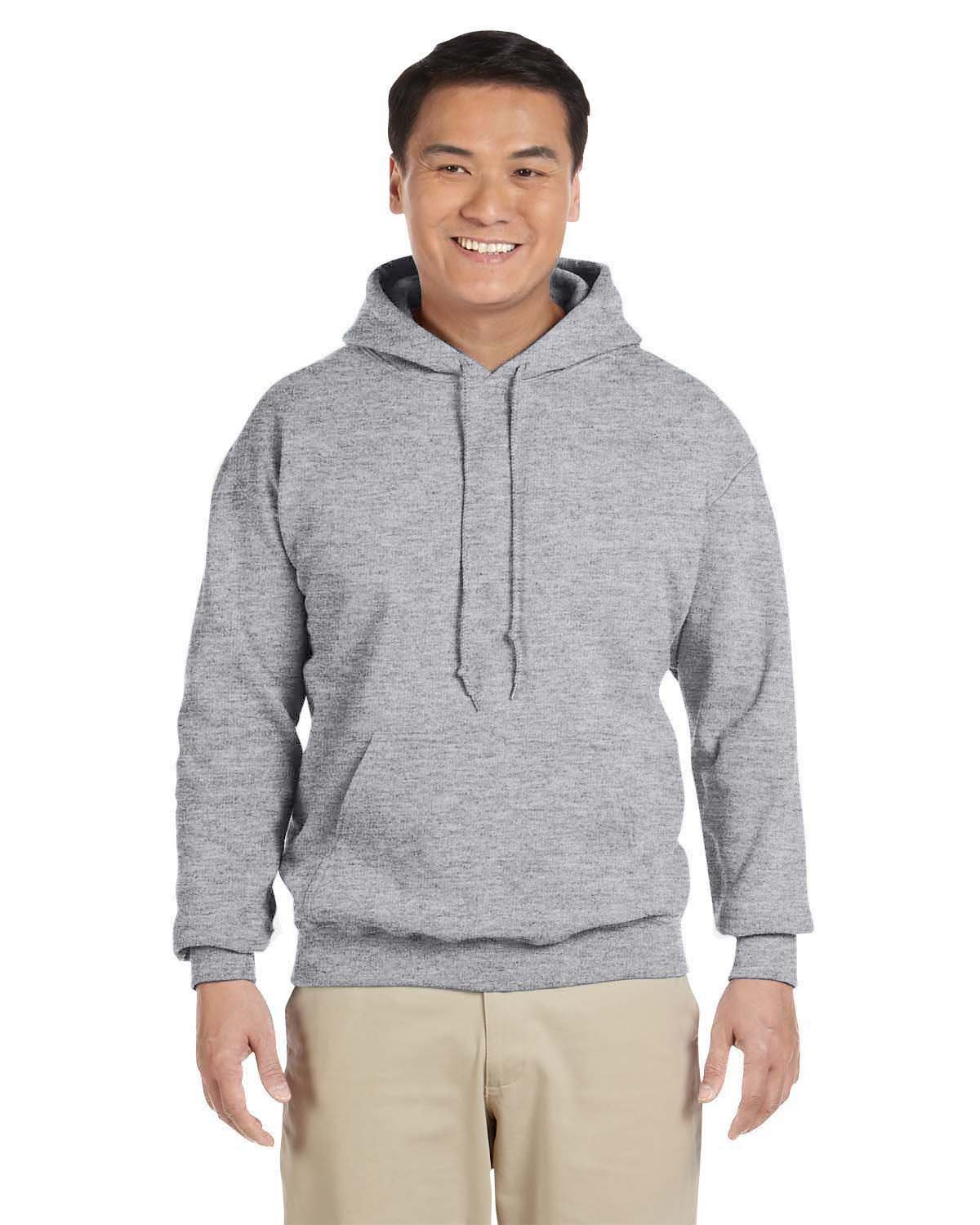 Gildan Adult Heavy Blend™ 8 oz., 50/50 Hooded Sweatshirt graphite heather 