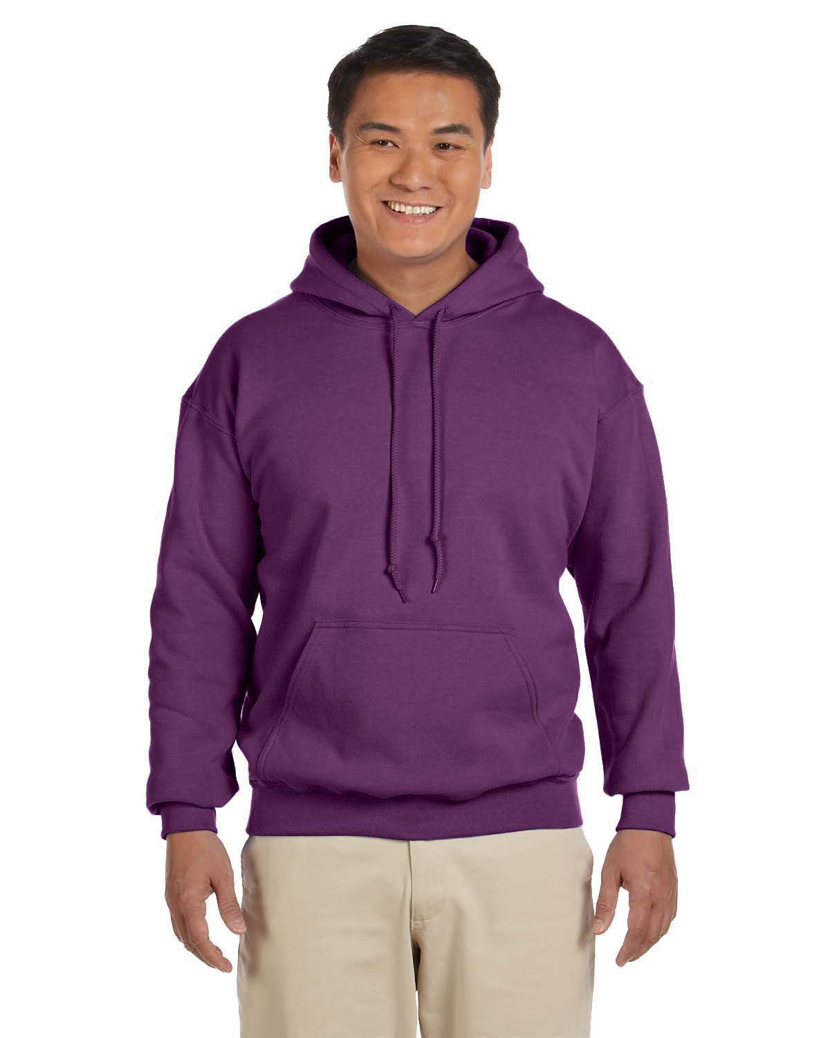 Gildan Adult Heavy Blend™ 50/50 Hooded Sweatshirt PLUM 