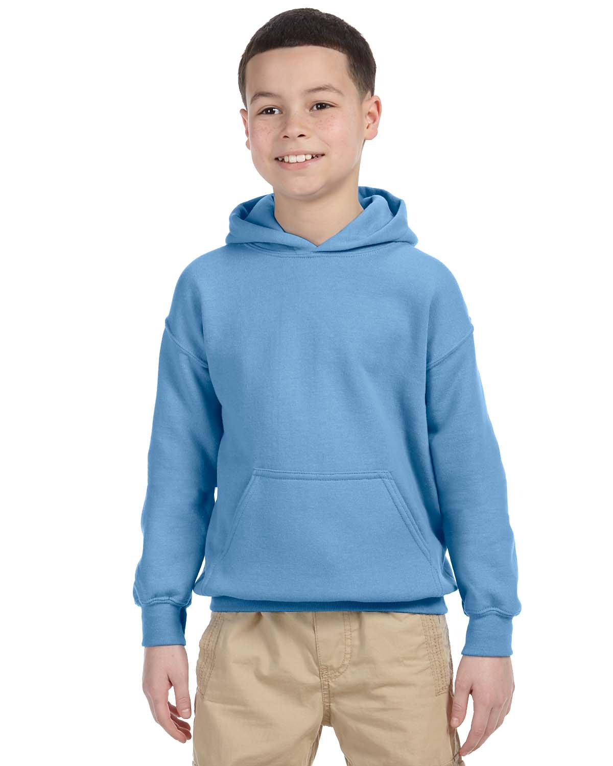 Gildan Youth Heavy Blend™ 8 oz., 50/50 Hooded Sweatshirt CAROLINA BLUE 