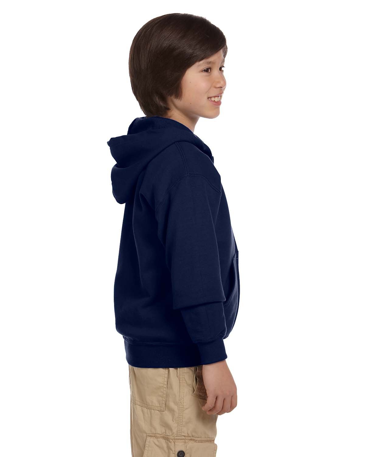 Gildan Youth Heavy Blend™ Full-Zip Hooded Sweatshirt | alphabroder