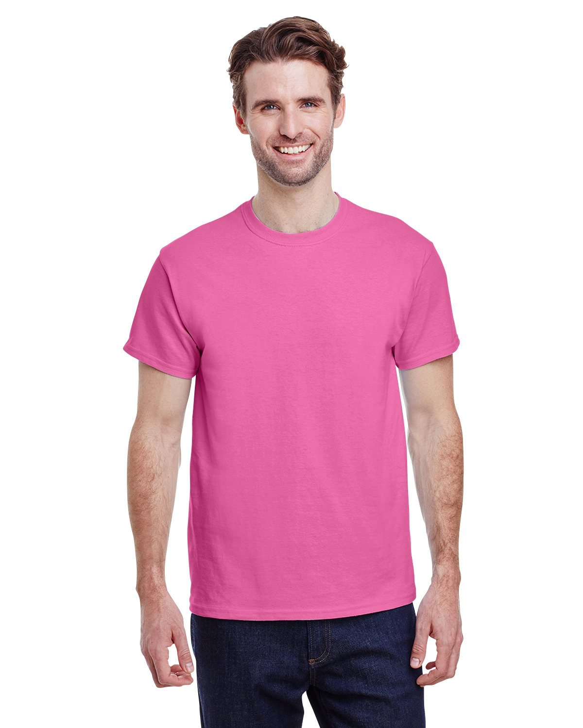 Gildan Adult Ultra Cotton® T-Shirt azalea 