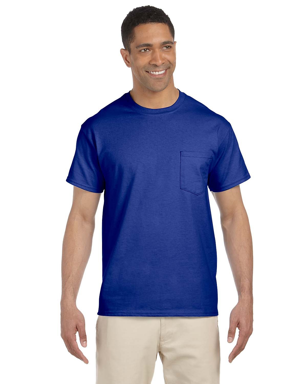 Gildan Adult Ultra Cotton®  Pocket T-Shirt ROYAL 