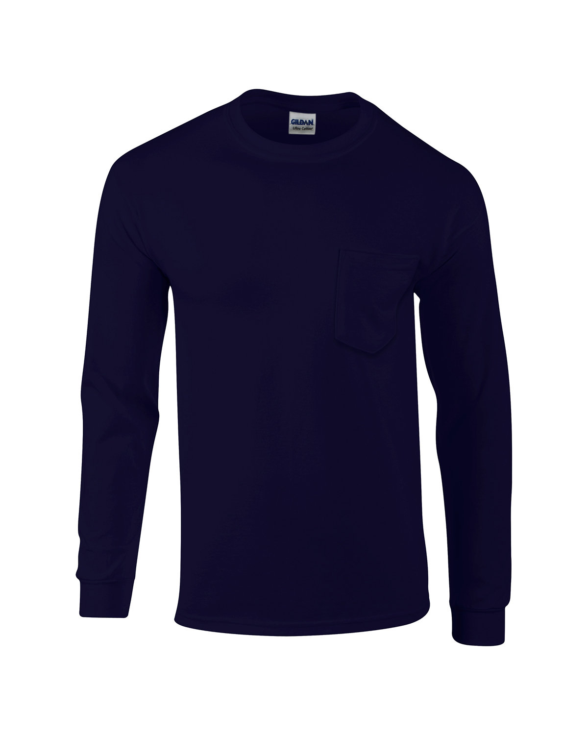 Gildan Adult Ultra Cotton® Long-Sleeve Pocket T-Shirt | US Generic Non ...