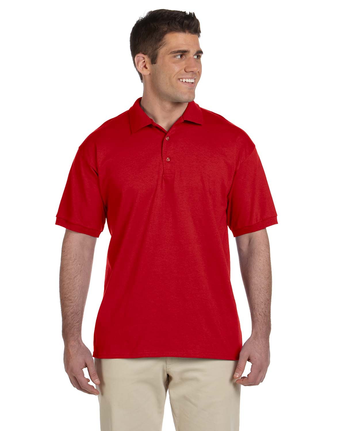 Gildan Adult Ultra Cotton® Adult Jersey Polo RED 