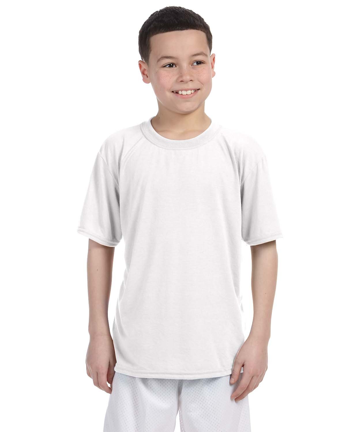 Gildan Youth Performance  T-Shirt WHITE 