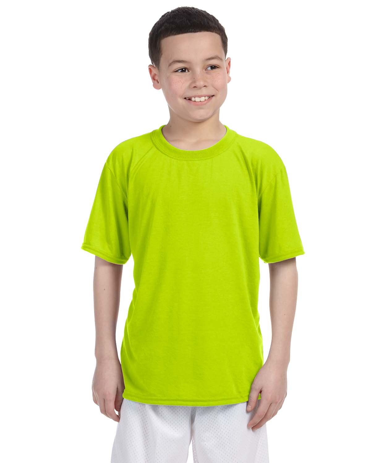Gildan Youth Performance  T-Shirt SAFETY GREEN 