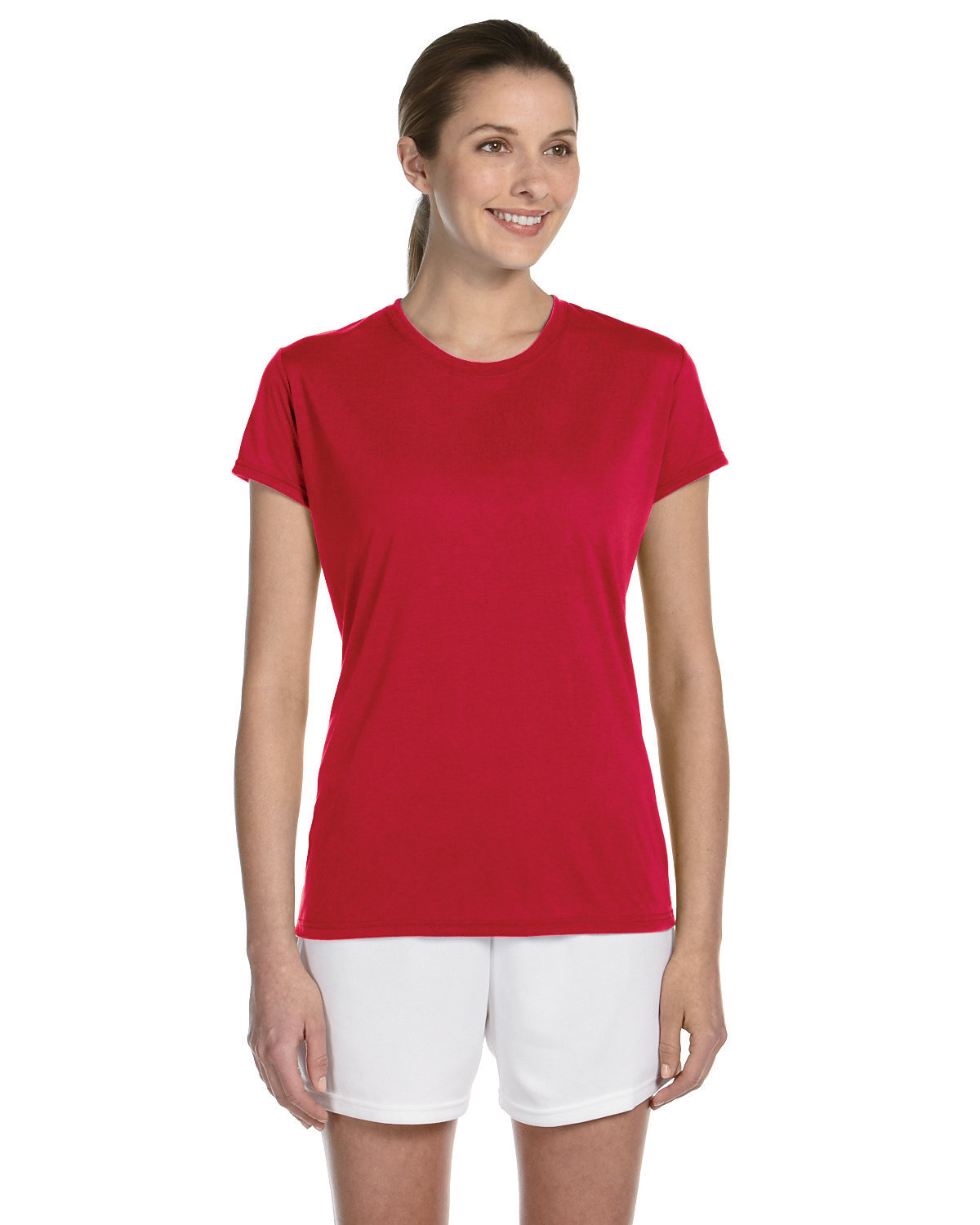 Gildan Ladies' Performance  T-Shirt RED 