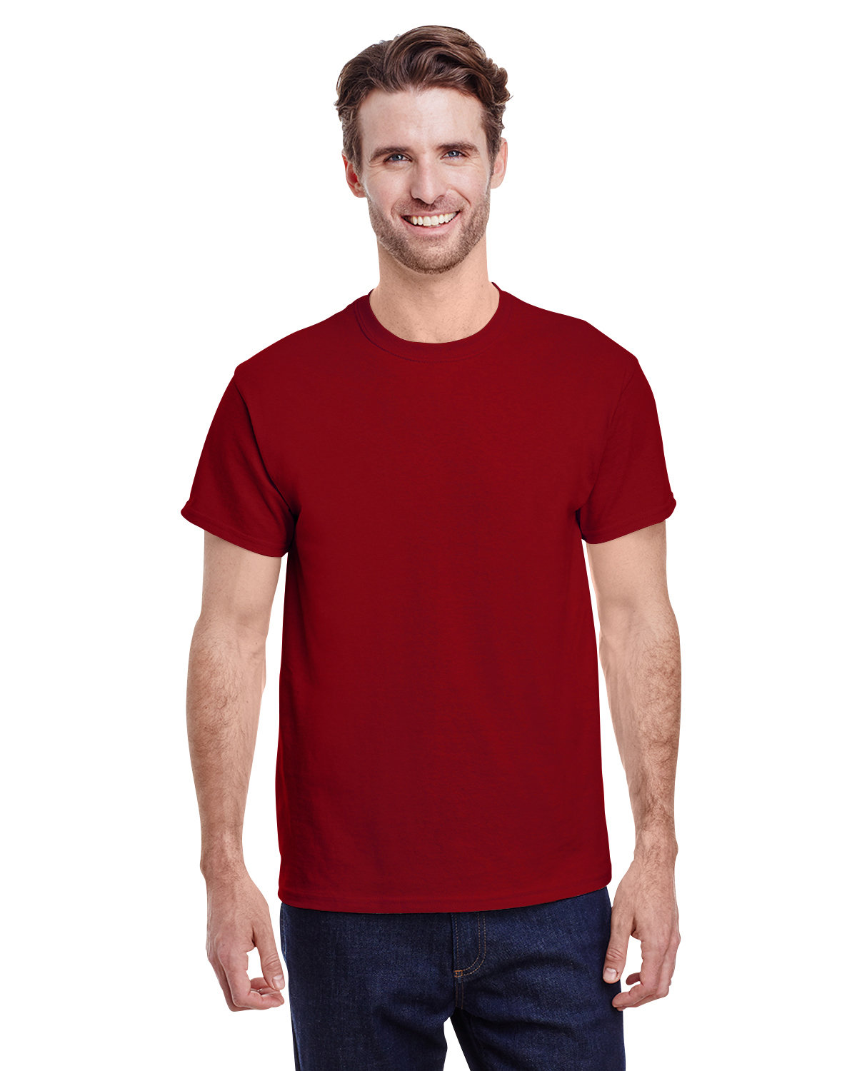 Gildan Adult Heavy Cotton™ T-Shirt GARNET 