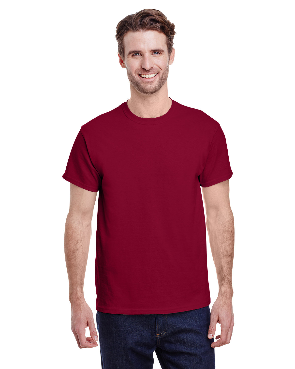 Gildan Adult Heavy Cotton™ T-Shirt CARDINAL RED 