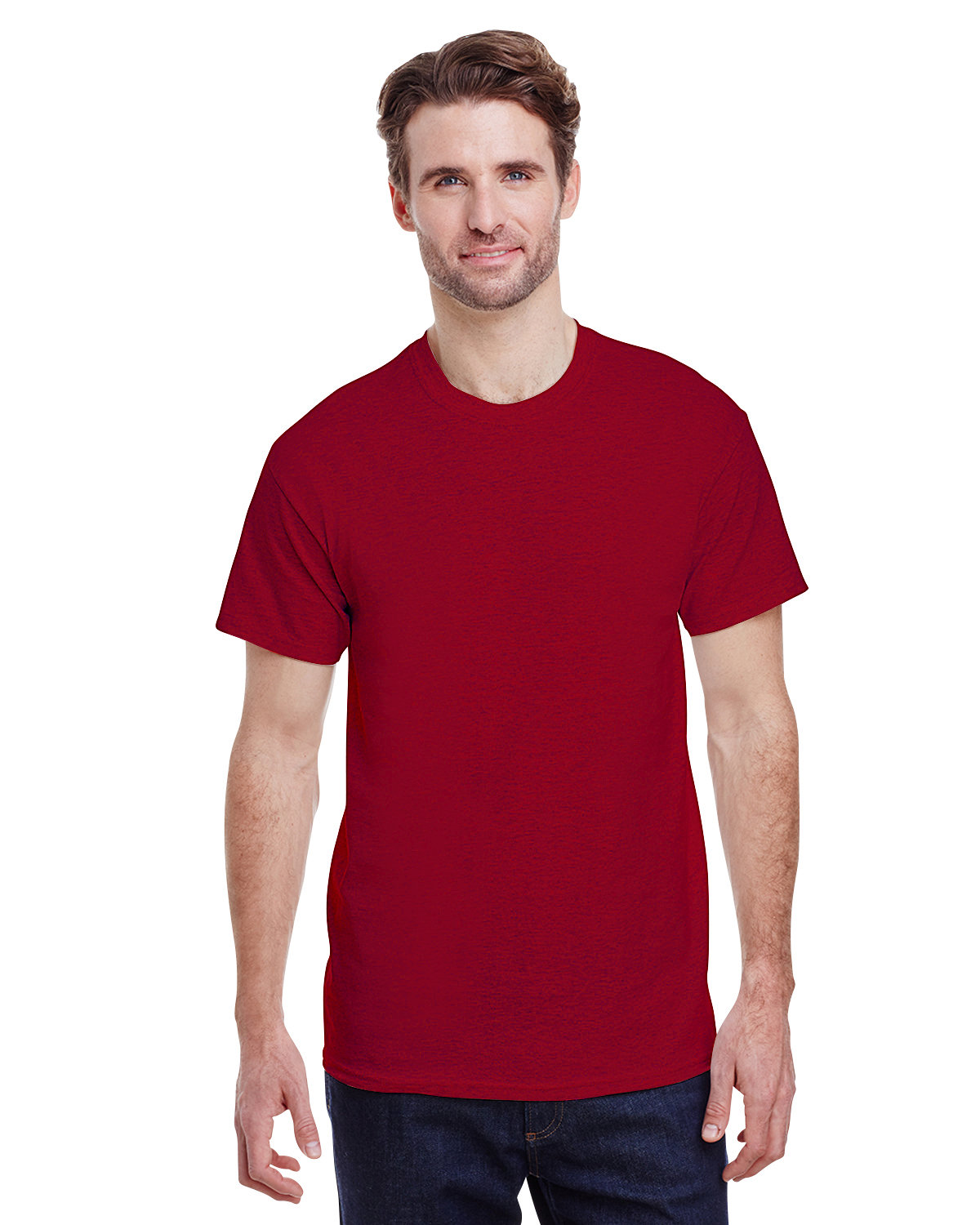 Gildan Adult Heavy Cotton™ T-Shirt ANTQUE CHERRY RD 