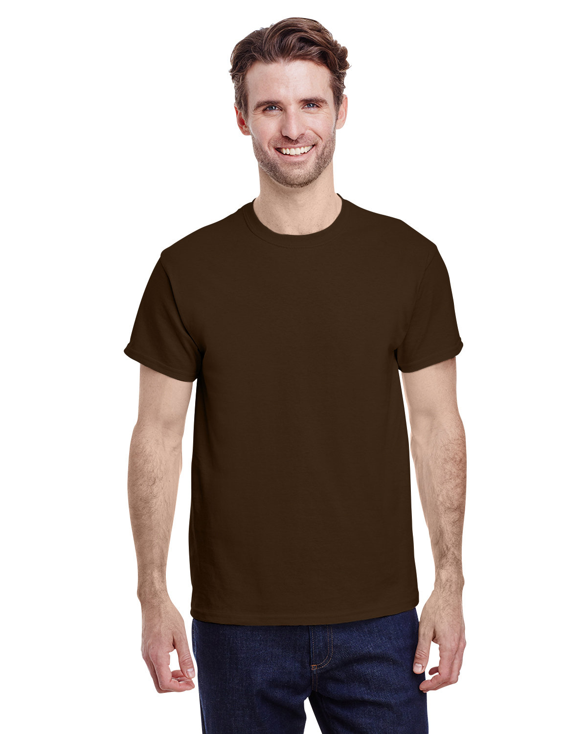 Gildan Adult Heavy Cotton™ T-Shirt DARK CHOCOLATE 