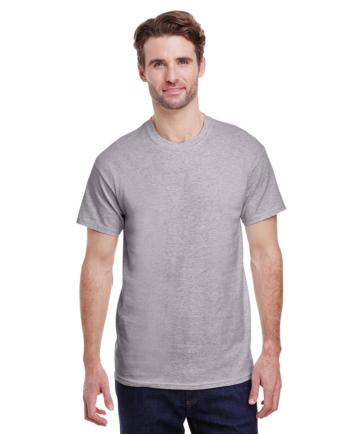 Gildan Adult Heavy Cotton™ T-Shirt SPORT GREY 