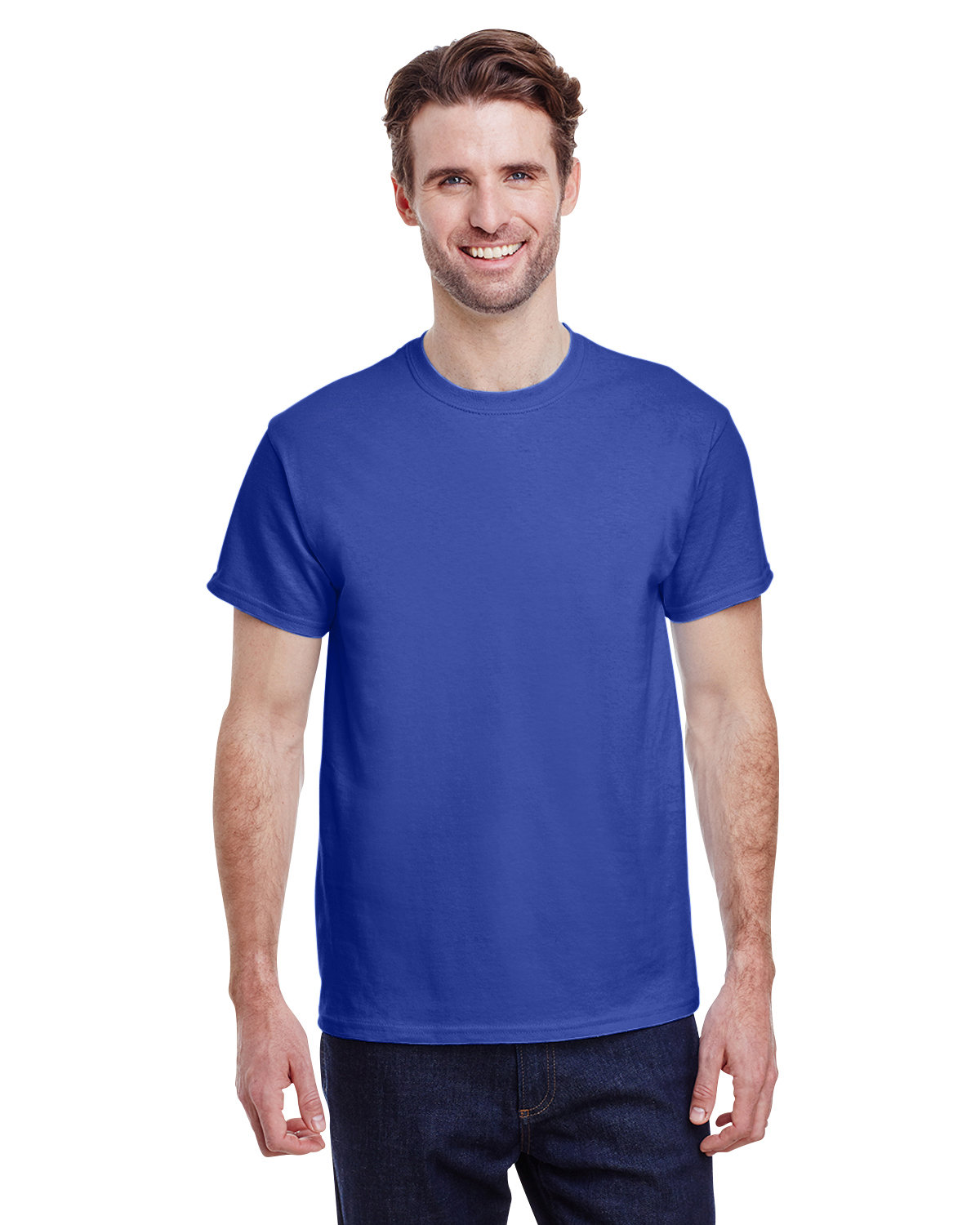 Gildan Adult Heavy Cotton™ T-Shirt NEON BLUE 