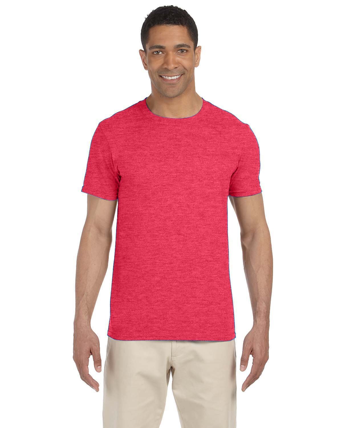 Gildan Adult Softstyle® T-Shirt HEATHER RED 