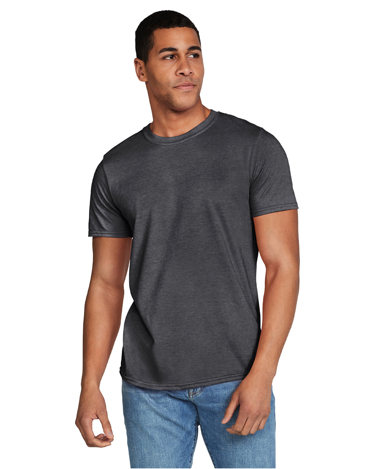 Gildan Adult Softstyle® T-Shirt heather dk grey 