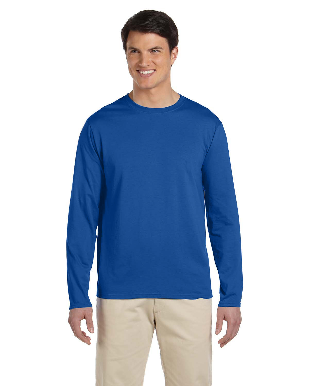 Gildan Adult Softstyle® Long-Sleeve T-Shirt ROYAL 