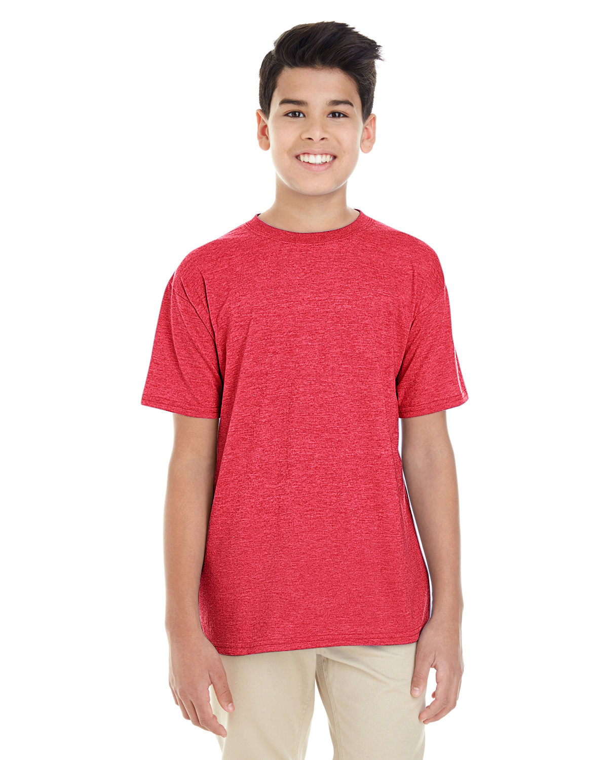 Gildan Youth Softstyle® T-Shirt HEATHER RED 