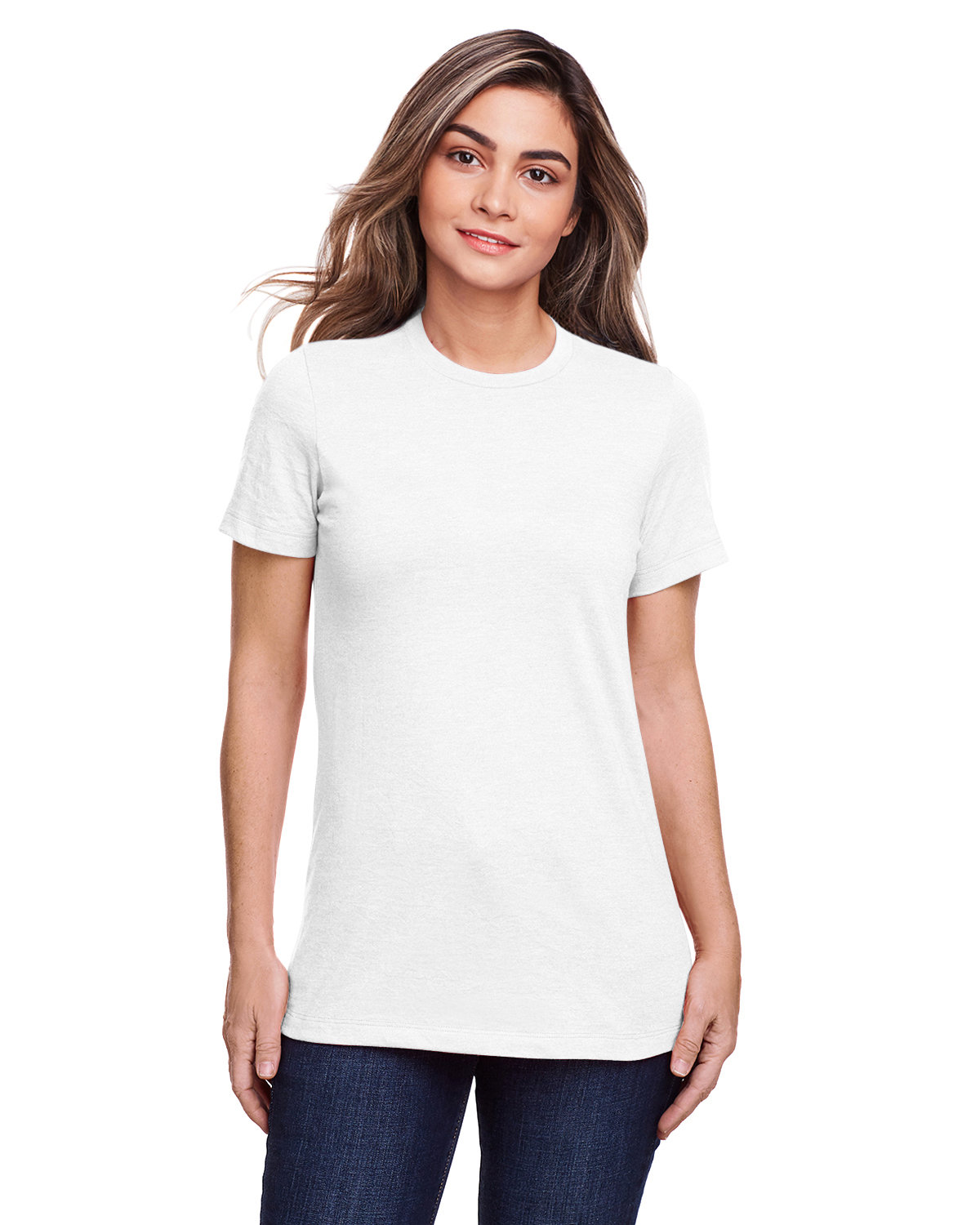 Gildan Ladies' Softstyle CVC T-Shirt white 