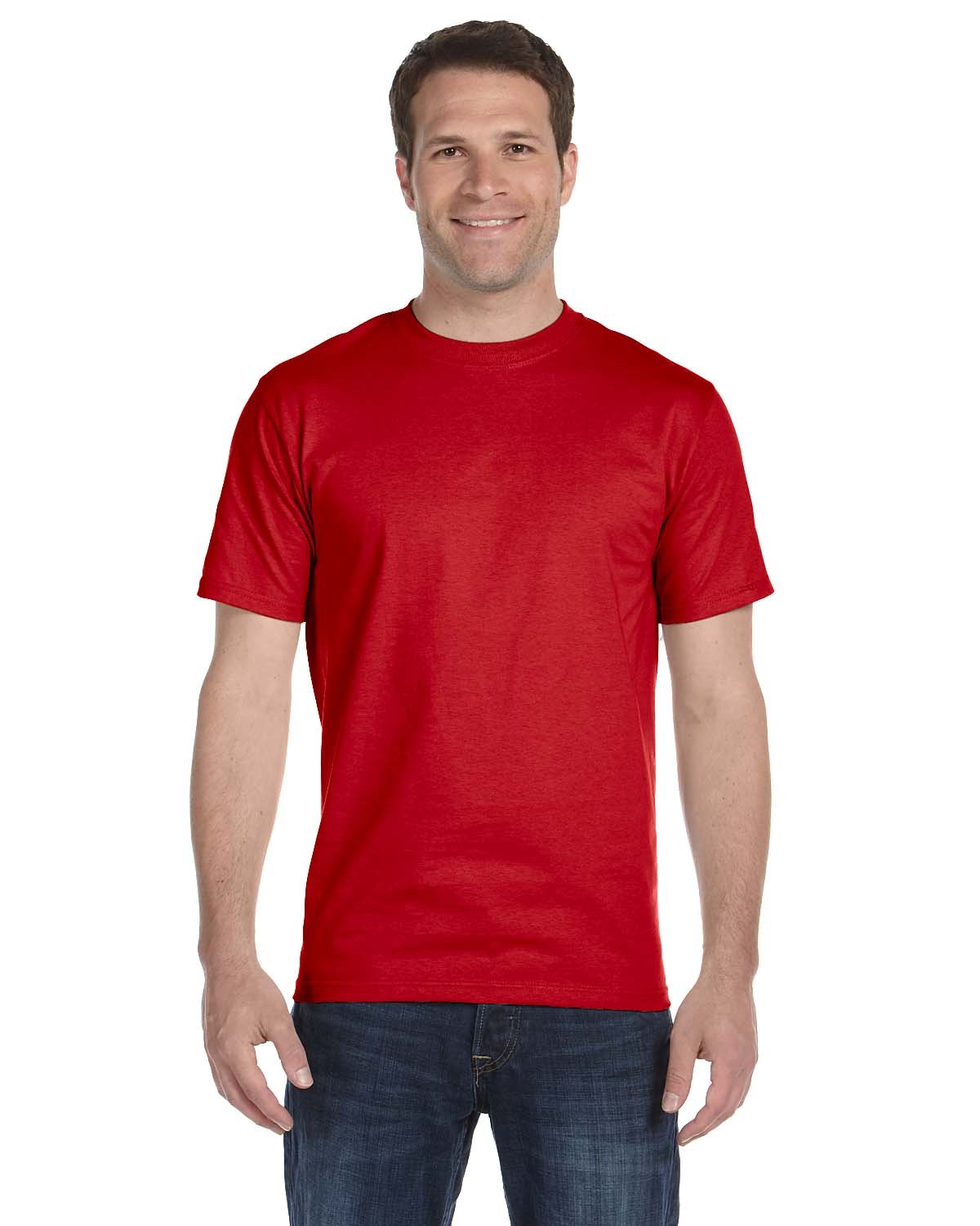 Gildan Adult 50/50 T-Shirt RED 