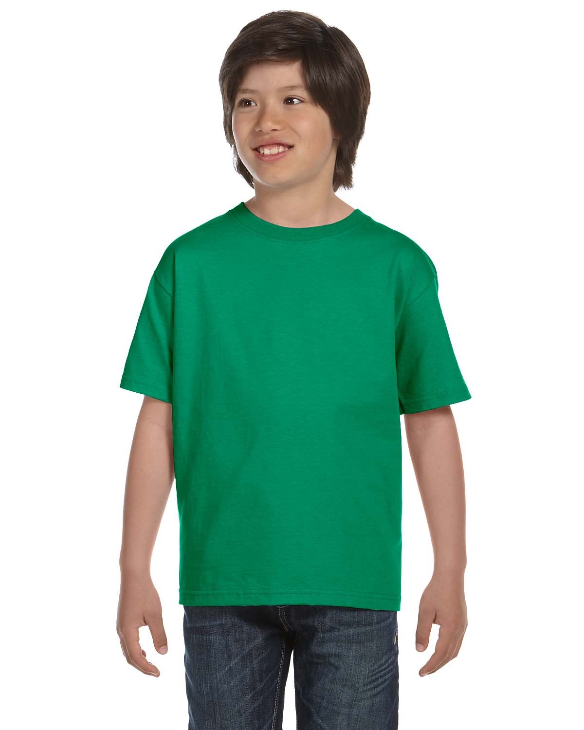 Gildan Youth 50/50 T-Shirt KELLY GREEN 