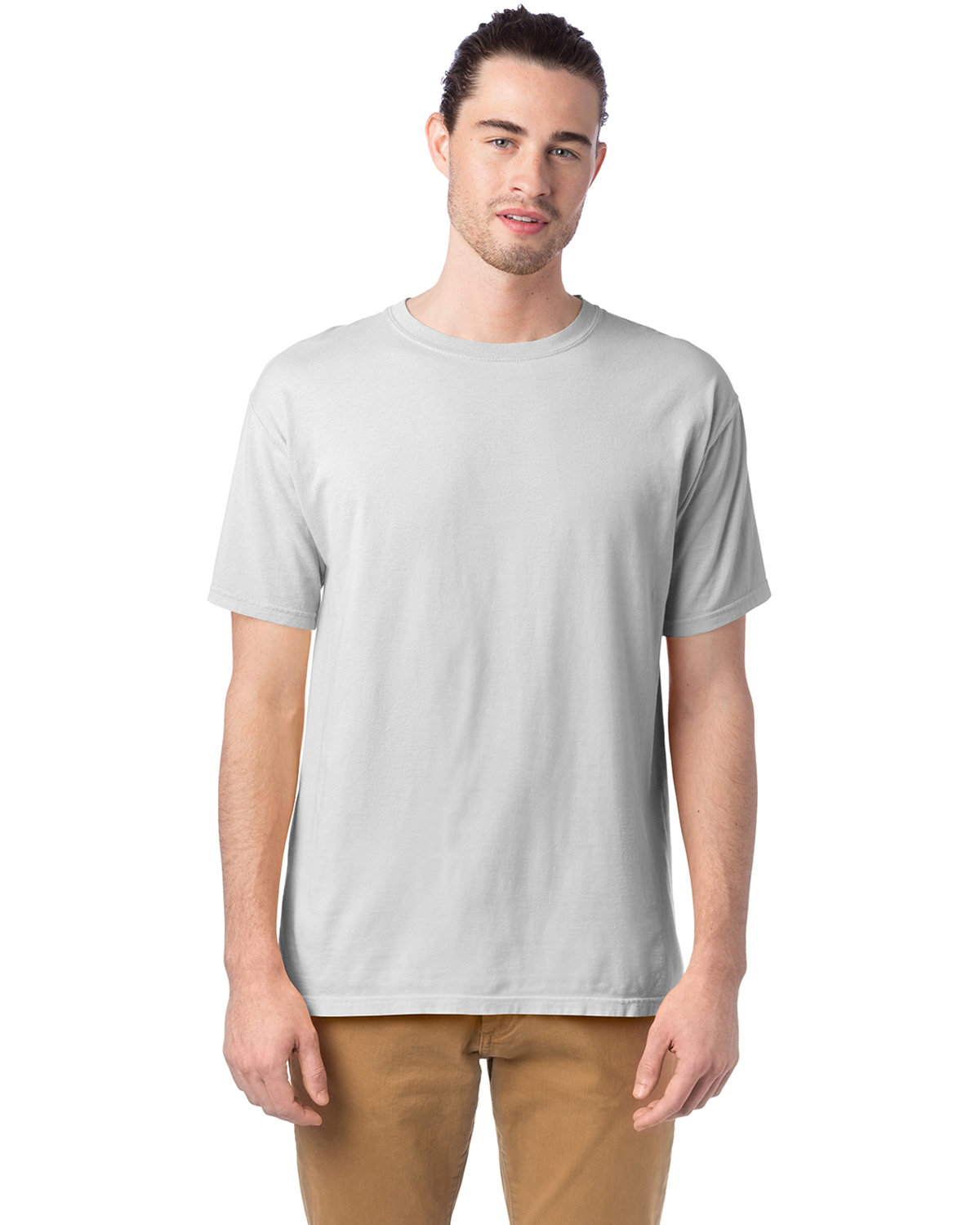 ComfortWash by Hanes Men's Garment-Dyed T-Shirt WHITE 