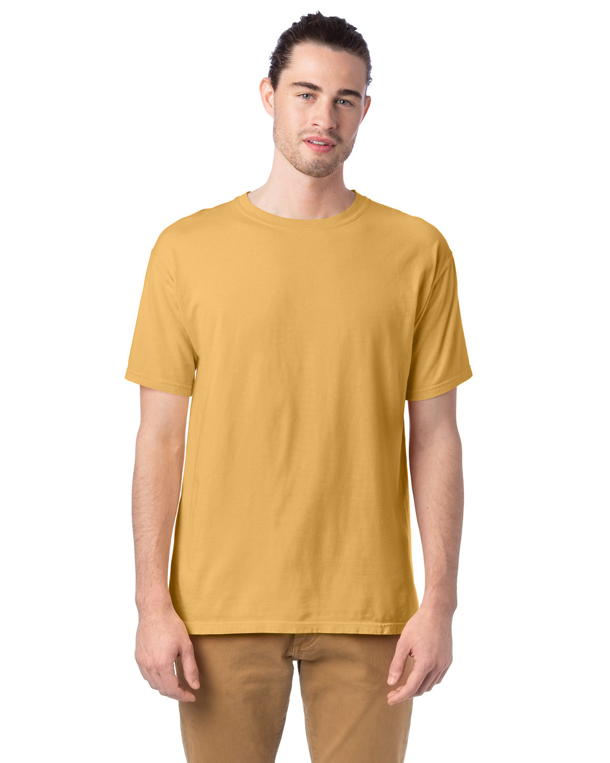 ComfortWash by Hanes Men's Garment-Dyed T-Shirt ARTISAN GOLD 