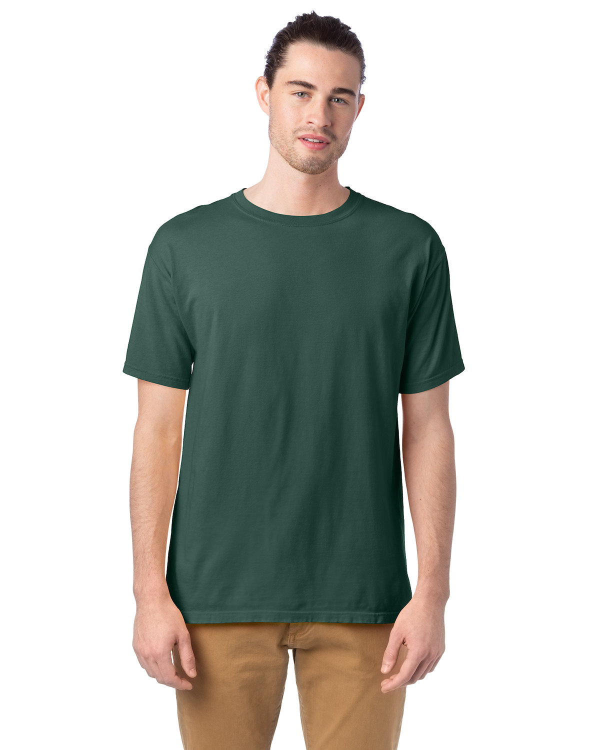 ComfortWash by Hanes Men's Garment-Dyed T-Shirt FIELD GREEN 