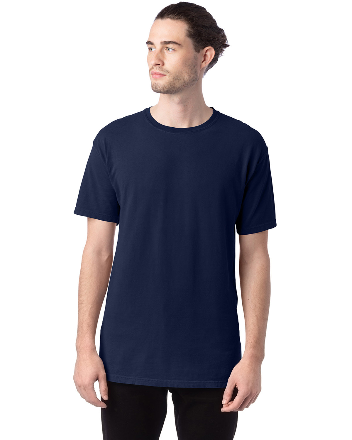 ComfortWash by Hanes Men's Garment-Dyed T-Shirt NAVY 
