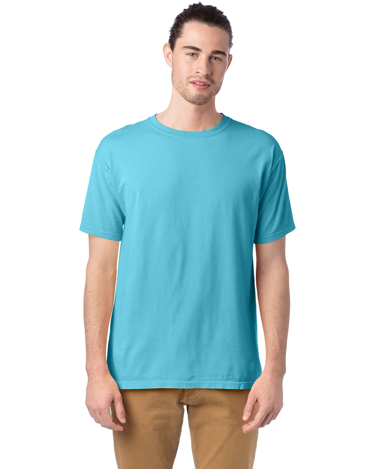 ComfortWash by Hanes Men's Garment-Dyed T-Shirt FRESHWATER 