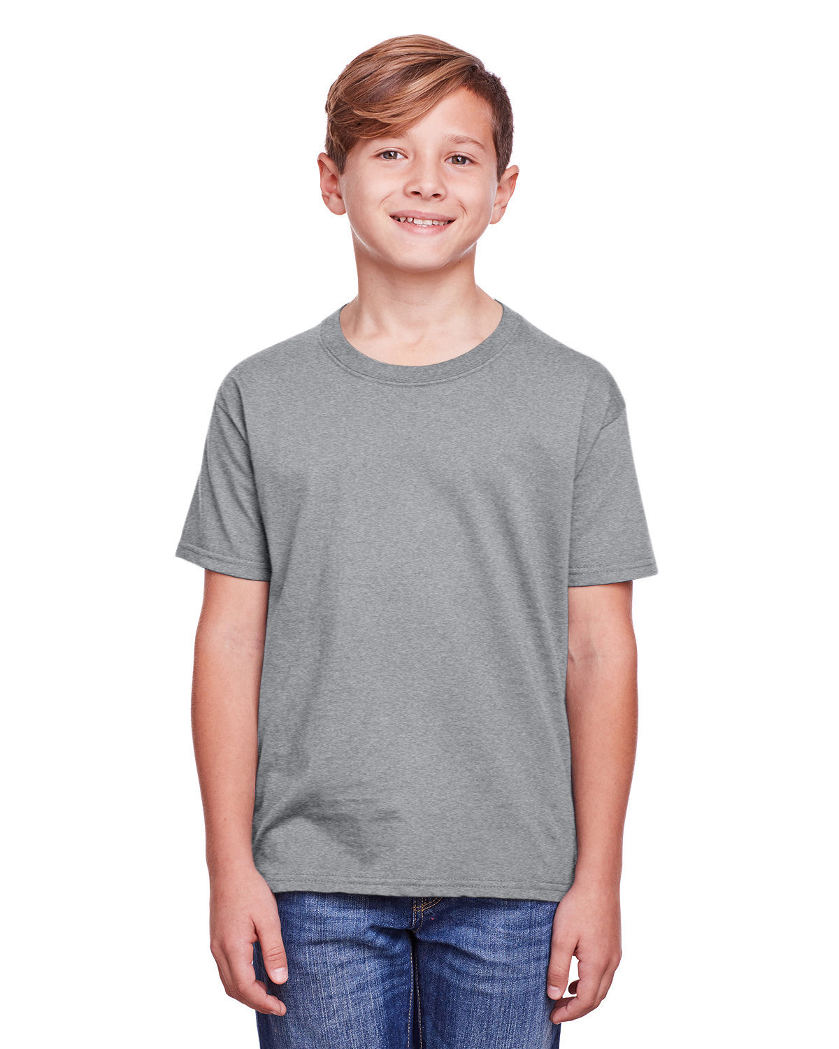 Fruit of the Loom Youth ICONIC™ T-Shirt athletic heather 