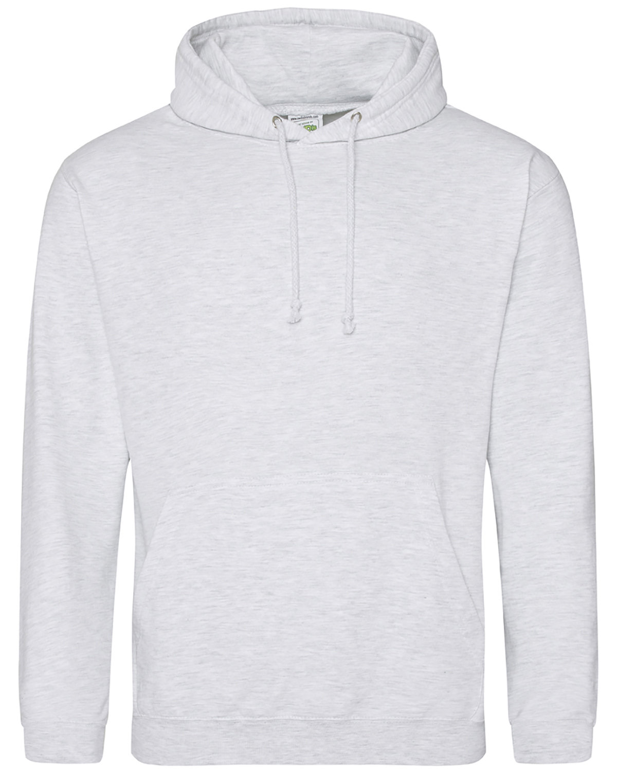 Just Hoods By AWDis Men's 80/20 Midweight College Hooded Sweatshirt ASH 