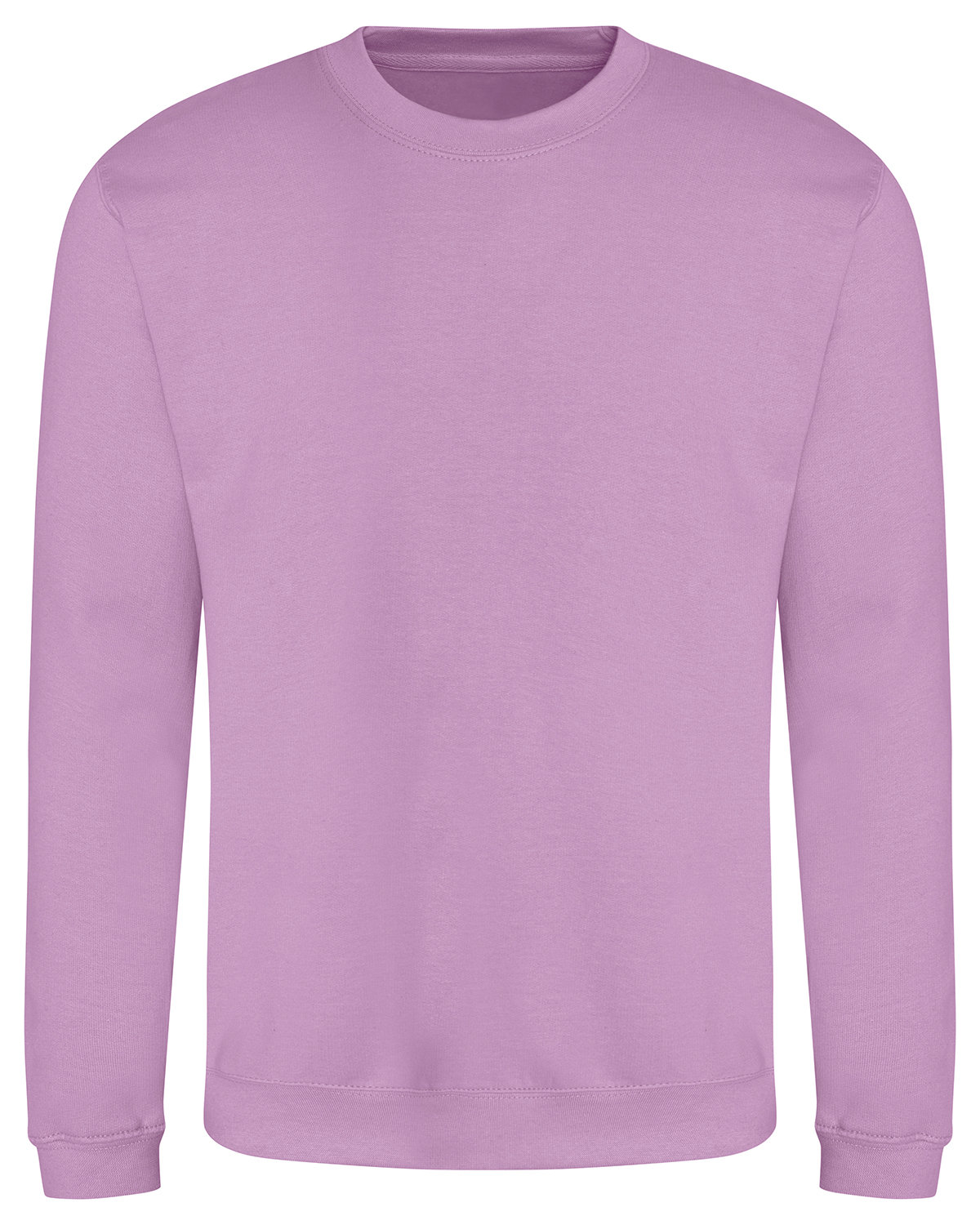 Just Hoods By AWDis Adult 80/20 Midweight College Crewneck Sweatshirt lavender 