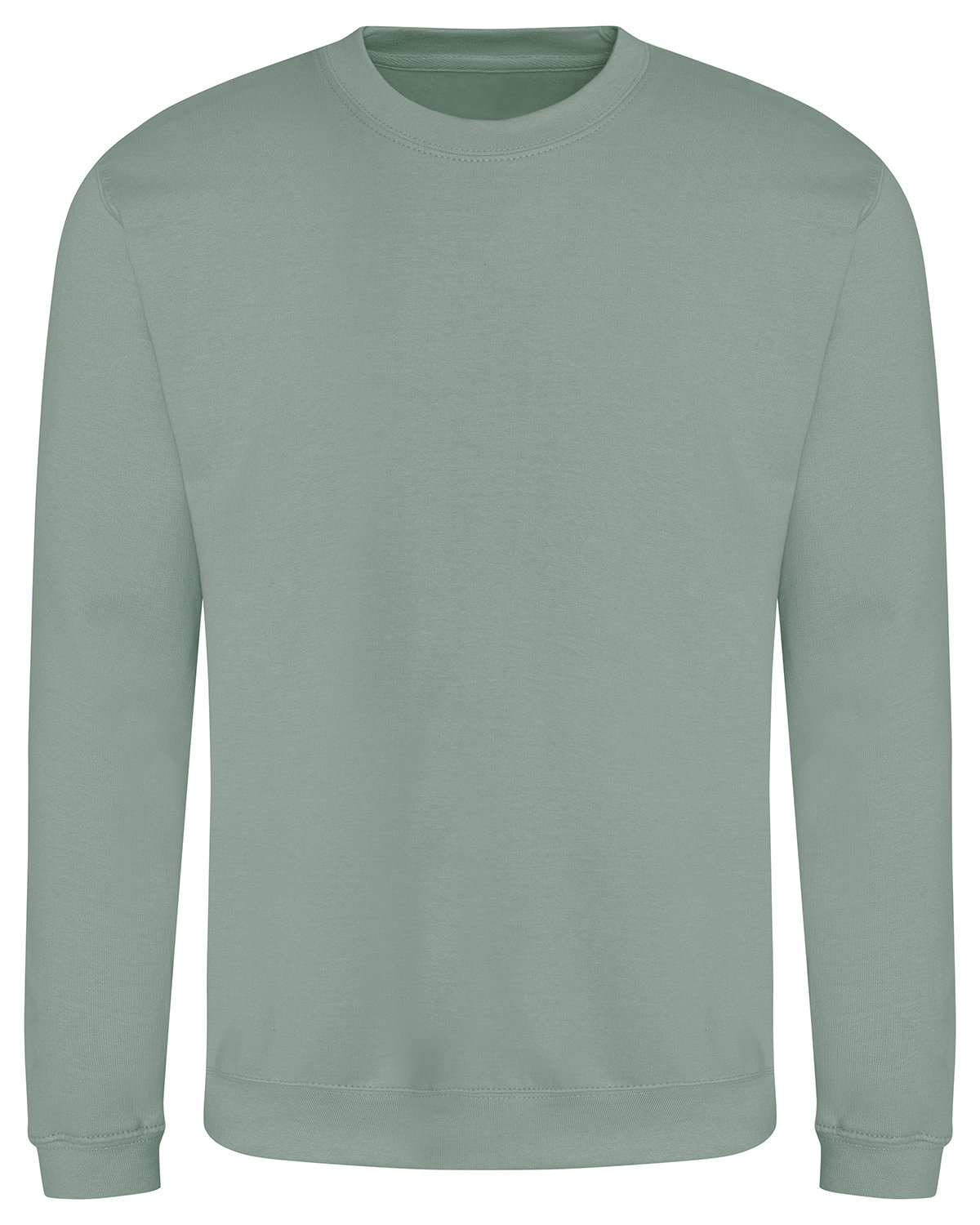 Just Hoods By AWDis Adult 80/20 Midweight College Crewneck Sweatshirt dusty green 