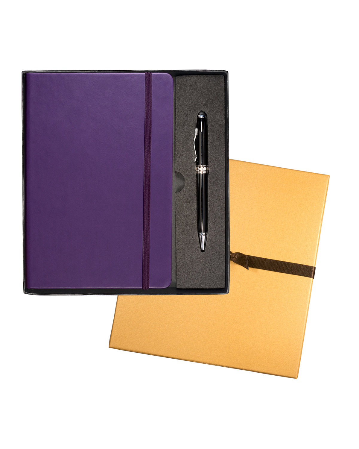 Leeman Tuscany™ Journal And Executive Stylus Pen Set purple 
