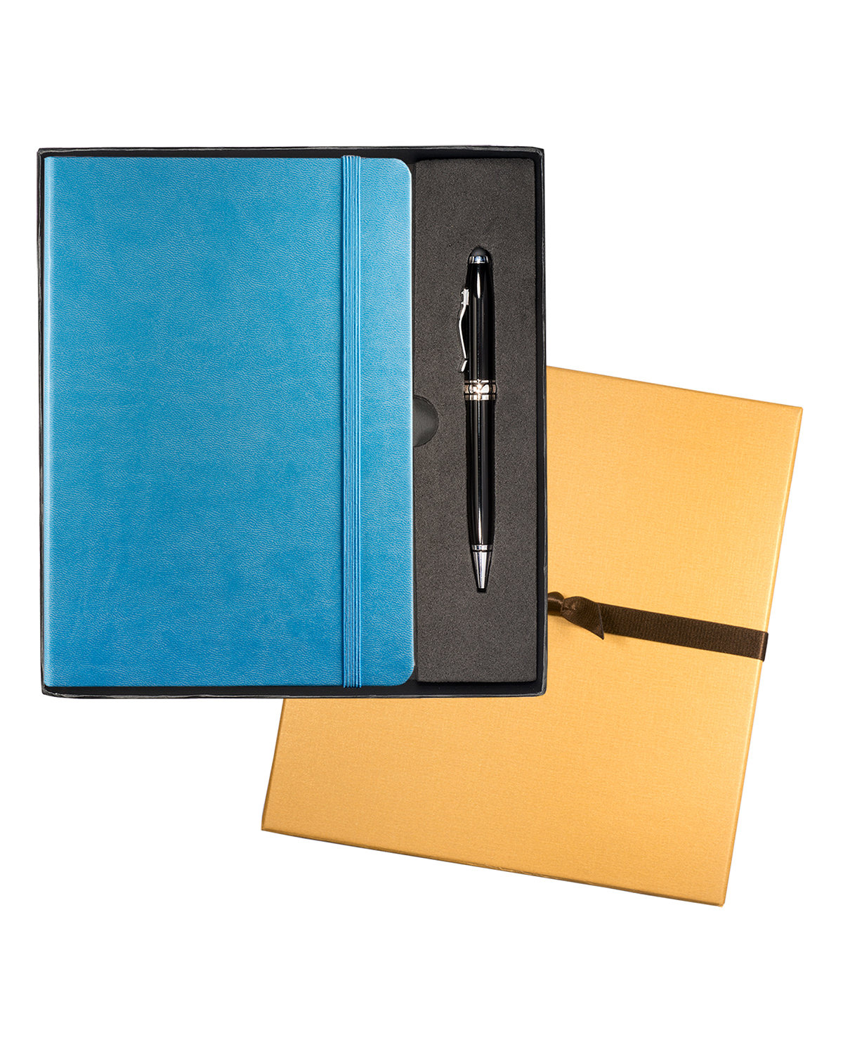 Leeman Tuscany™ Journal And Executive Stylus Pen Set light blue 