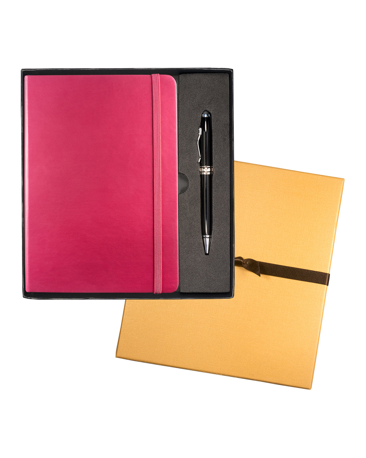 Leeman Tuscany™ Journal And Executive Stylus Pen Set tan 