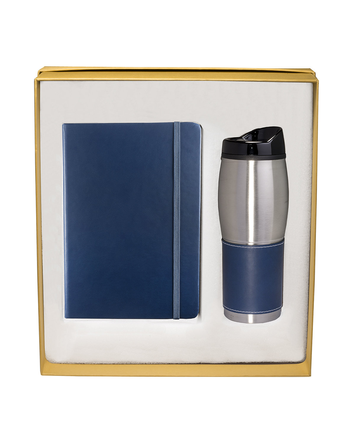 Leeman Tuscany™ Journal And Tumbler Gift Set navy blue 