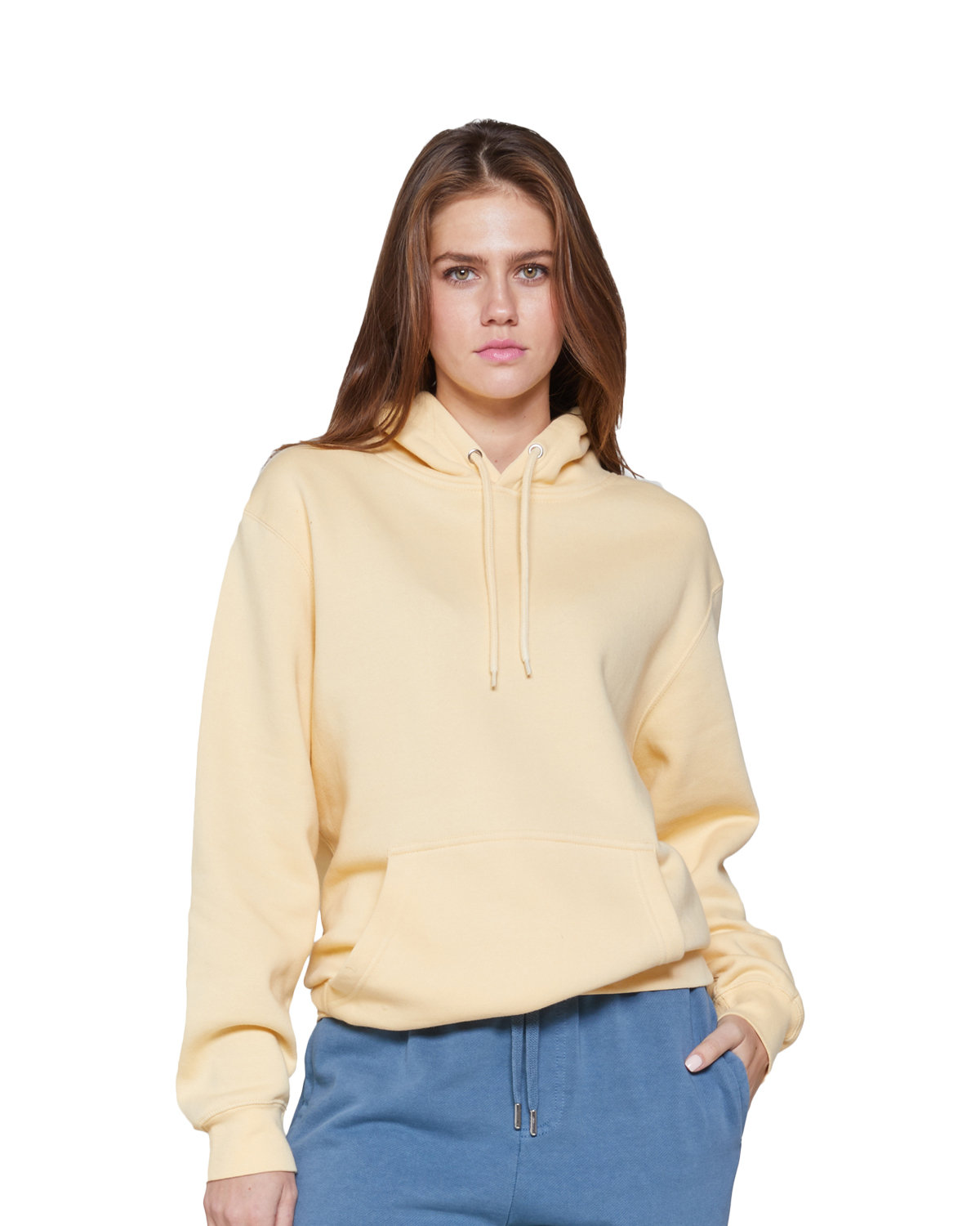 Lane Seven Unisex Premium Pullover Hooded Sweatshirt PINA COLADA 