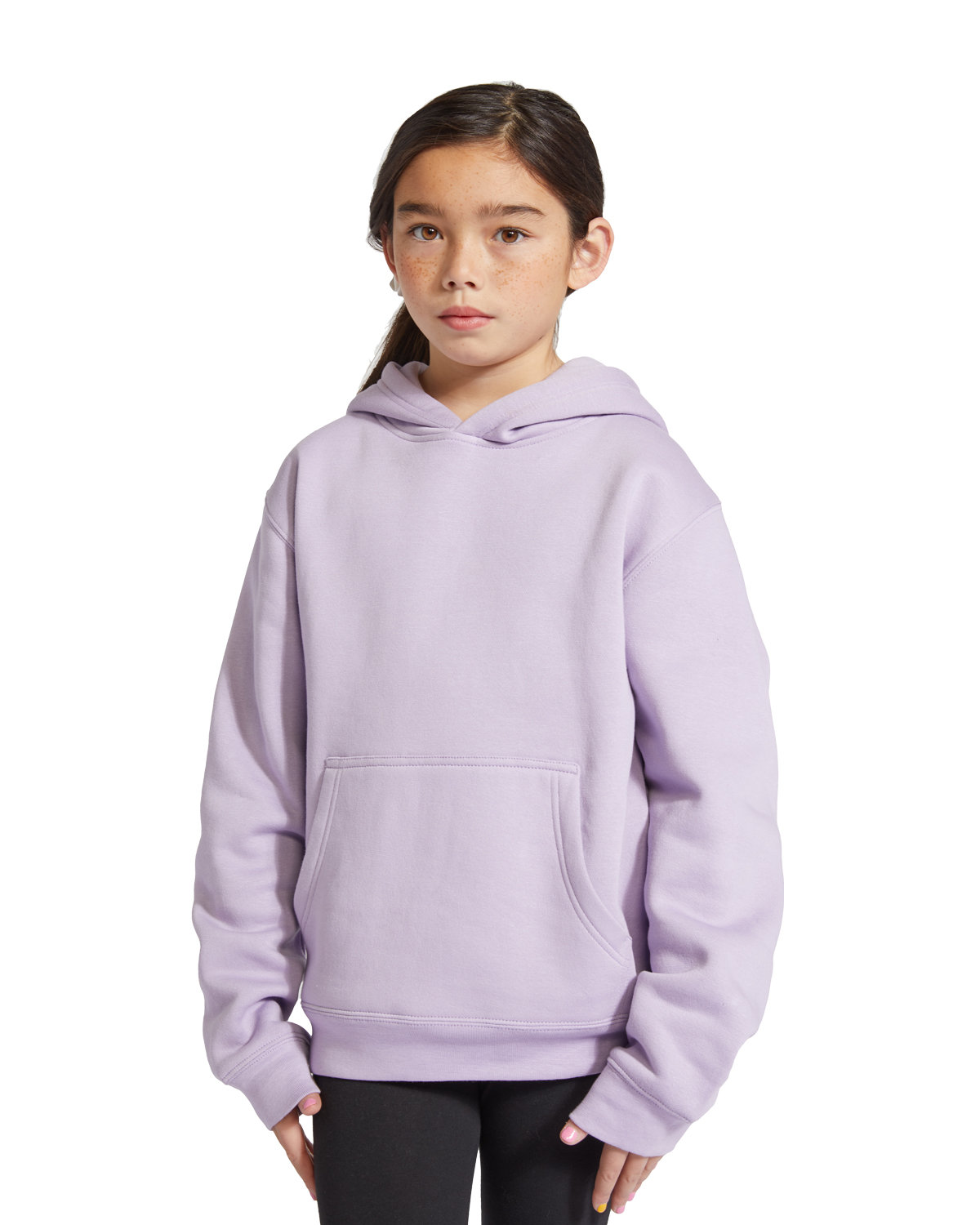 Lane Seven Youth Premium Pullover Hooded Sweatshirt LILAC 