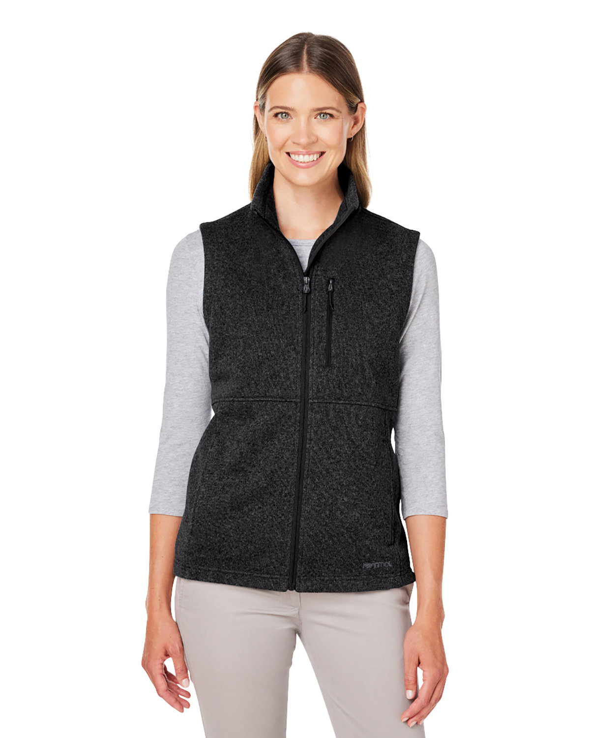 Marmot Ladies' Dropline Sweater Fleece Vest | alphabroder