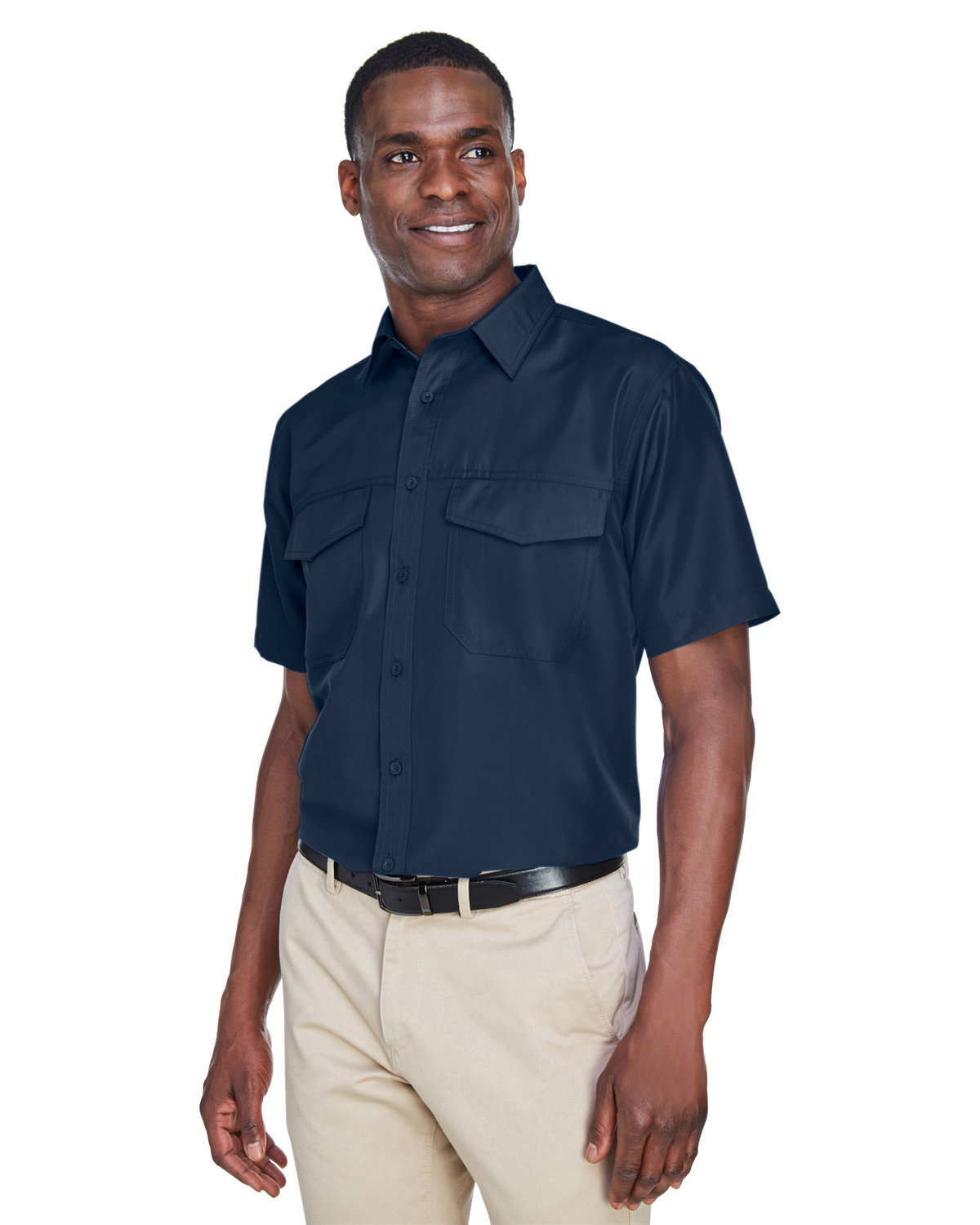 Harriton Men's Key West Short-Sleeve Performance Staff Shirt | alphabroder