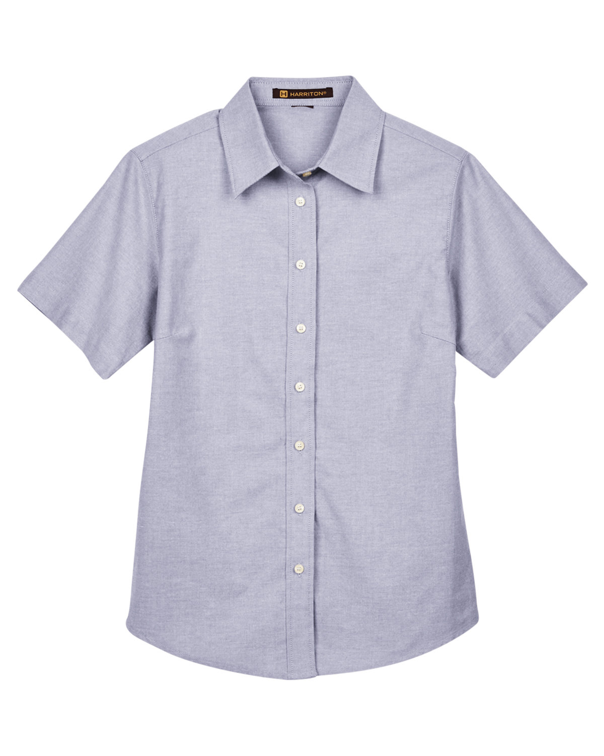 Harriton Ladies' Short-Sleeve Oxford with Stain-Release | alphabroder