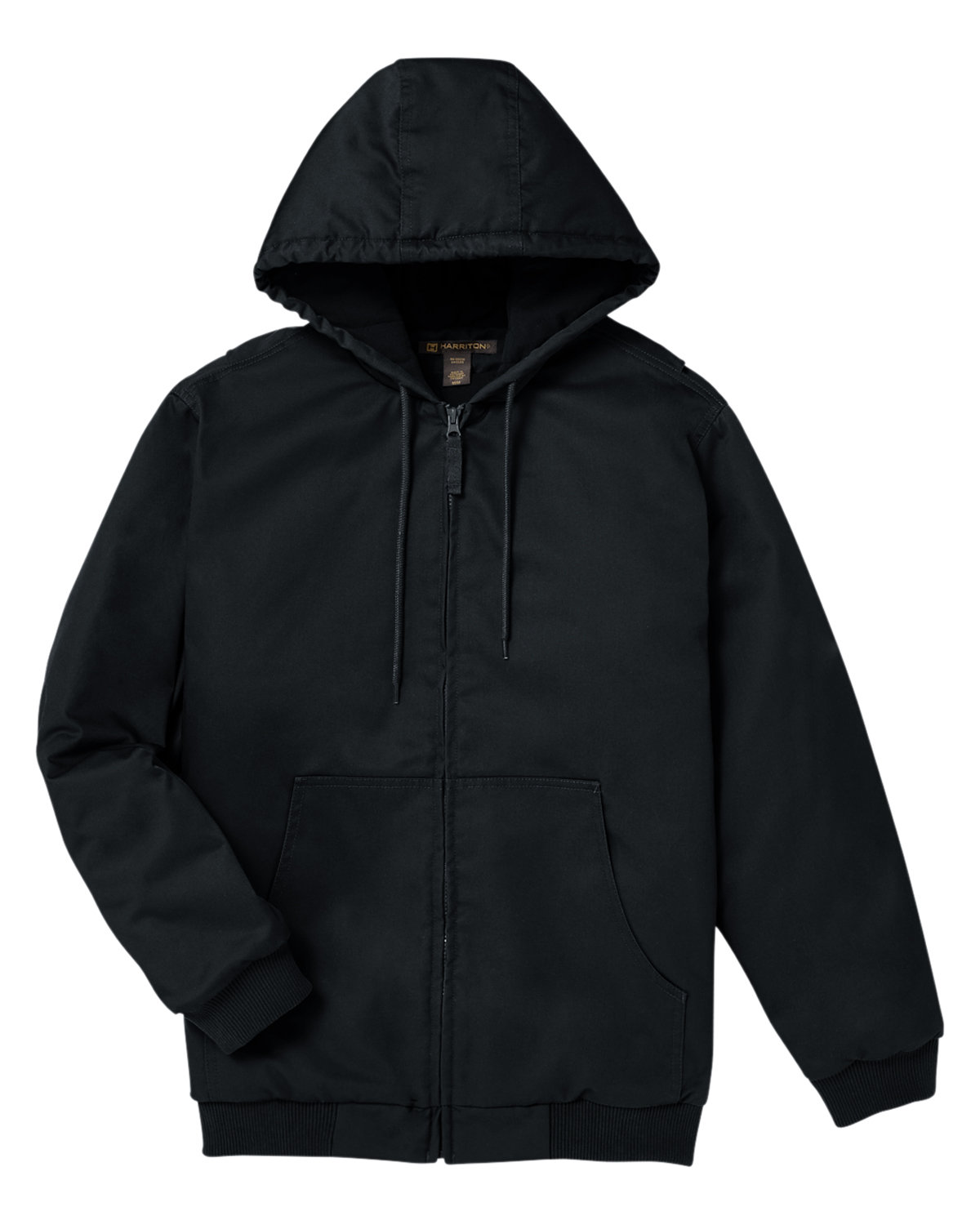 Harriton Unisex ClimaBloc® Heavyweight Hooded Full-Zip Jacket | alphabroder